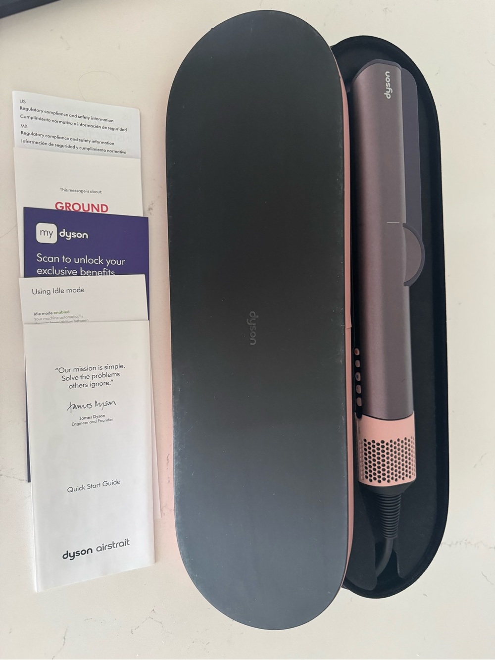 NWOT Dyson Airstrait Jasper Plum